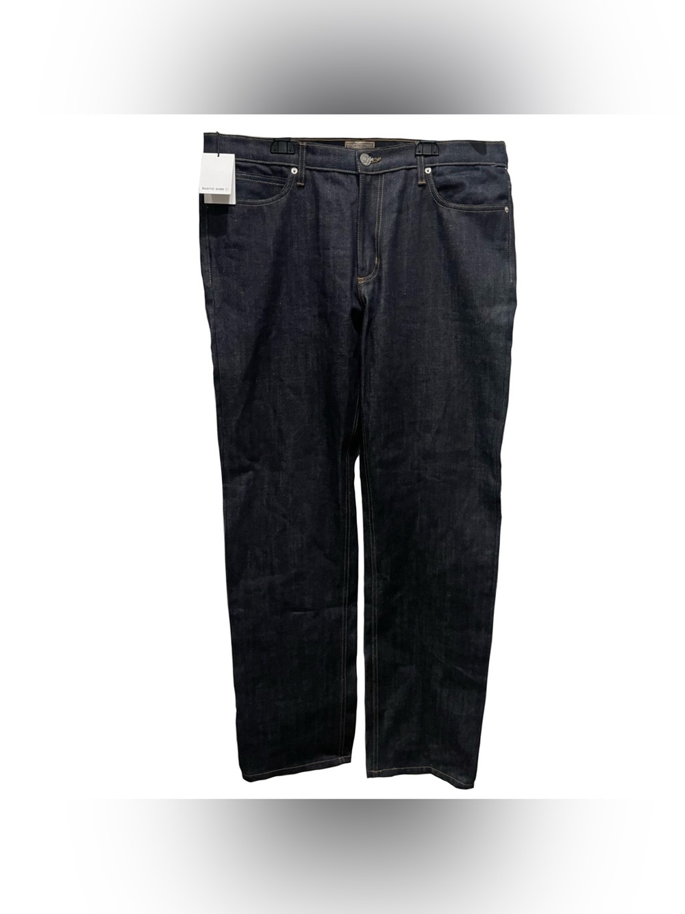 NWT Rustic Dime Slim Straight Men Dark Wash Denim Jeans Street Made In USA Sz 38